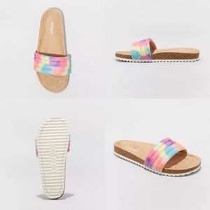 Cat & Jack Selma Slides Girls Youth Sandals